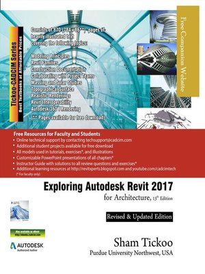 cover image of Exploring Autodesk Revit 2017 for Architecture